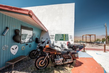 Old Motorcycle Near Historic Route 66 In Californi 2021 08 26 16 18 32 Utc