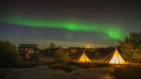Tenten verblijf Yellowknife Canada
