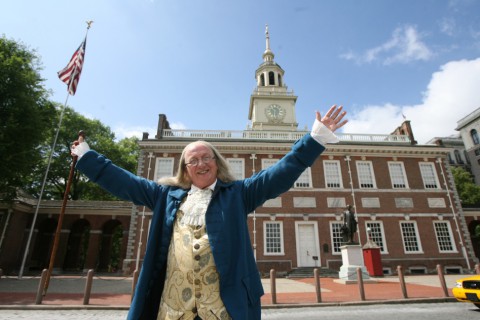 Independence Hall, Benjamin Franklin