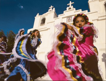 Hispanic Girls Dancing