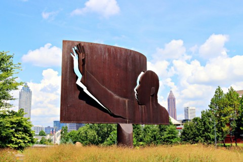 Martin Luther King Jr. Sculpture at Freedom Parkway
