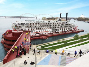 Bikers at Beale Street Landing Vakantie Memphis