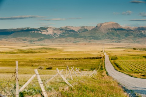 View of Rocky Mountain Montana