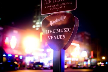 Live Music Venue Sign