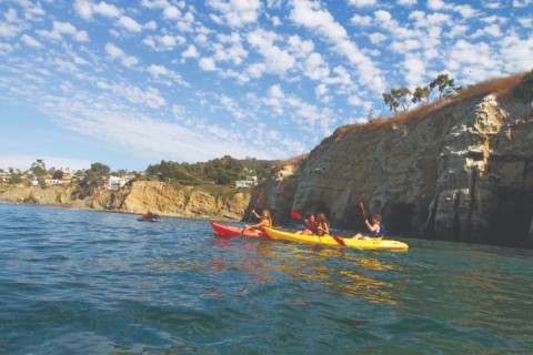 Photos San Diego La Jolla Kayak Near Cliff