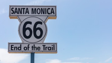 Route 66 Santa Monica End Of The Trail
