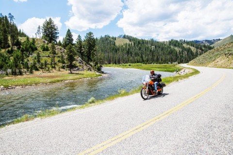 Scenic Drive, Highway 75, Near Salmon