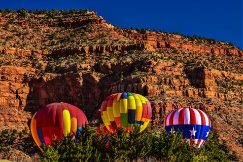 Luchtballon in Kanab