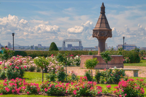 Duluth's Flower Garden in Summer, Minnesota