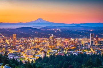 Stad in Oregon