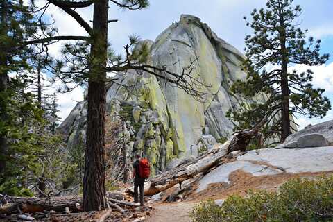 Wandelen en klimmen in de Needles, Californië, VS