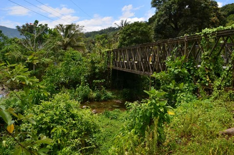 Een oude brug in de Blue Mountains