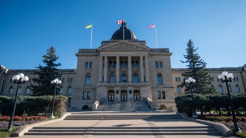 Legislative building in Regina, Canada