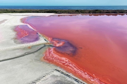 Salt quarry near Salina-Cruz, Oaxaca, Mexico