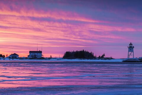 Vuurtoren in Grand Marais Minnesota