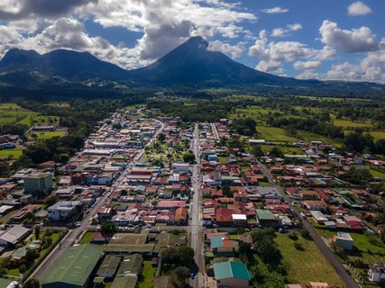 Luchtfoto San Carlos La Fortuna