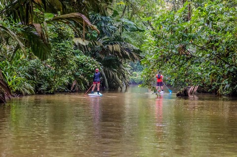 suppen op Tortuguero river