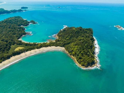 view of Manuel Antonio Beach, Costa Rica