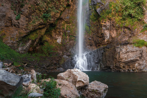 Montezuma waterval in de jungle van Costa Rica