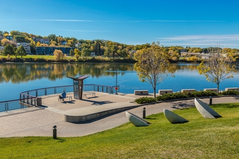 River Landing in Saskatoon, Saskatchewan, Canada