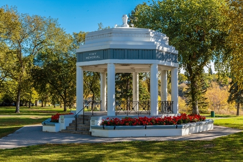 Kiwanis Memorial Park in de stad Saskatoon, Canada