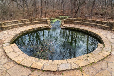 The Chickasaw National Recreation Area in Sulphur, Oklahoma