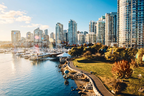 View over Coal Harbor, Vancouver