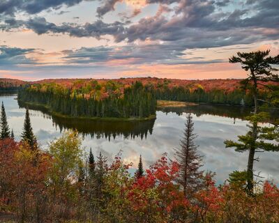 Lake Agnes in Grand Marais, Minnesota.