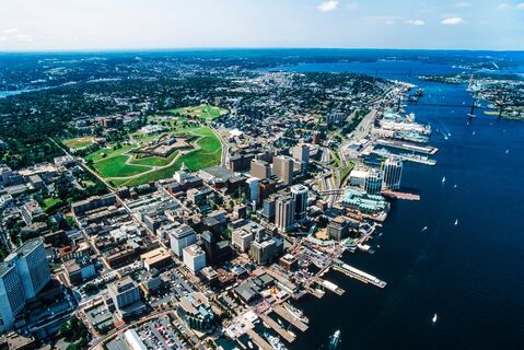 Luchtfoto Halifax, Nova Scotia, Canada