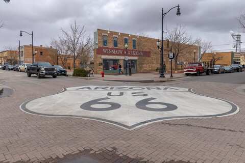 Winslow Arizona, Route 66 street sign