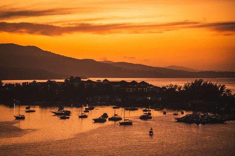 Montego Bay, Jamaica: zonsondergang