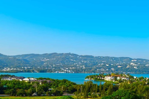 Montego Bay, Jamaica in de Caribische Zee