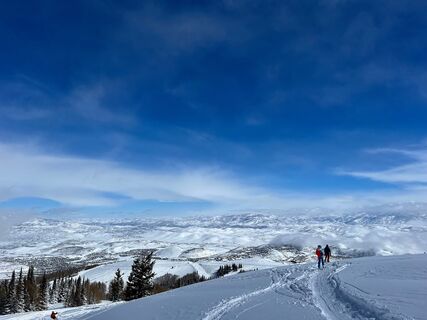 Park City, Utah in de winter