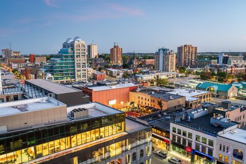 Skyline Kitchener, Ontario, Canada,