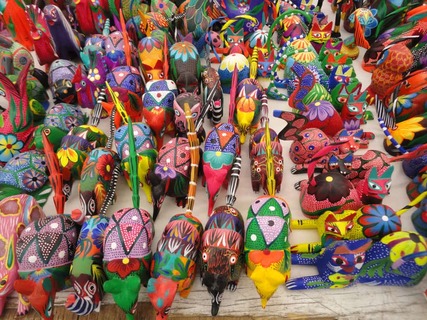 levendige ambachtelijke markten in Tehuantepec