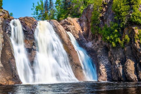 High Falls in Tettegouche State Park