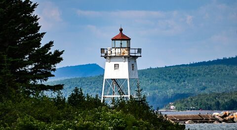 Vuurtoren in Grand Marais Minnesota
