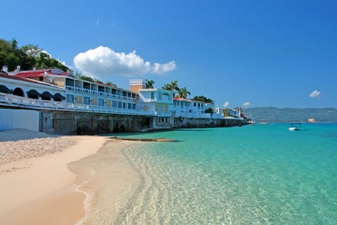 Montego Bay kust bij Doctor's Cave Beach