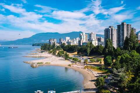Strand in Vancouver, Canada