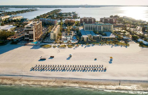 Sirata Beach Resort Aerial