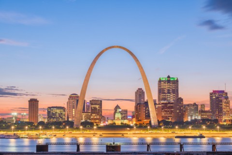 St Louis Missouri Usa Skyline