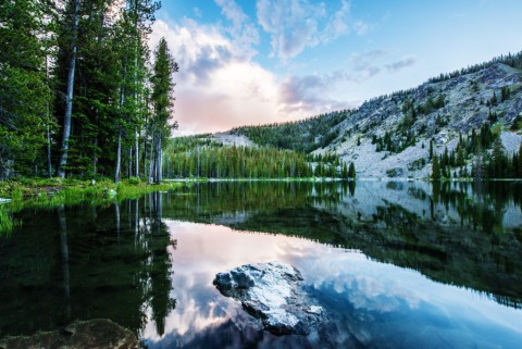 Wallace Lake, Near Salmon