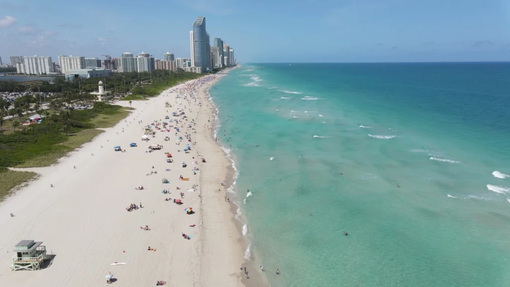 Luchtfoto van Miami Beach