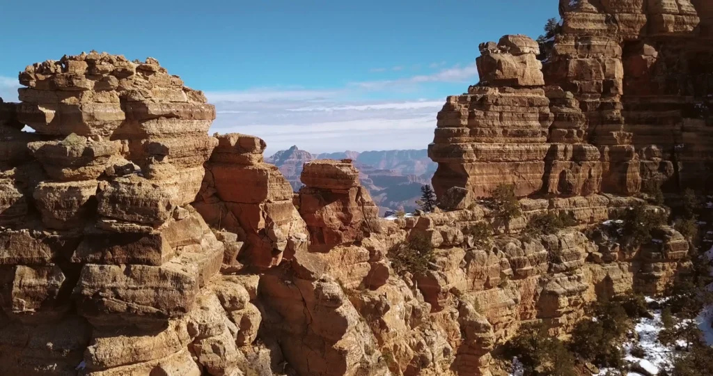 Rotsformaties bij de Grand Canyon