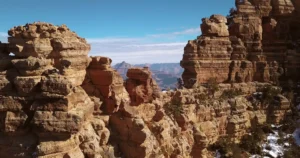 Rotsformaties bij de Grand Canyon