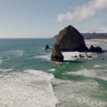 Haystack Rock bij Cannon Beach