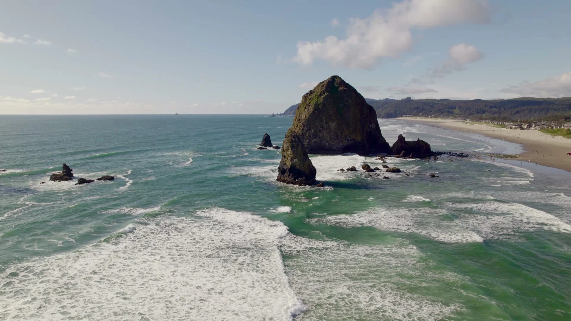 Haystack Rock bij Cannon Beach