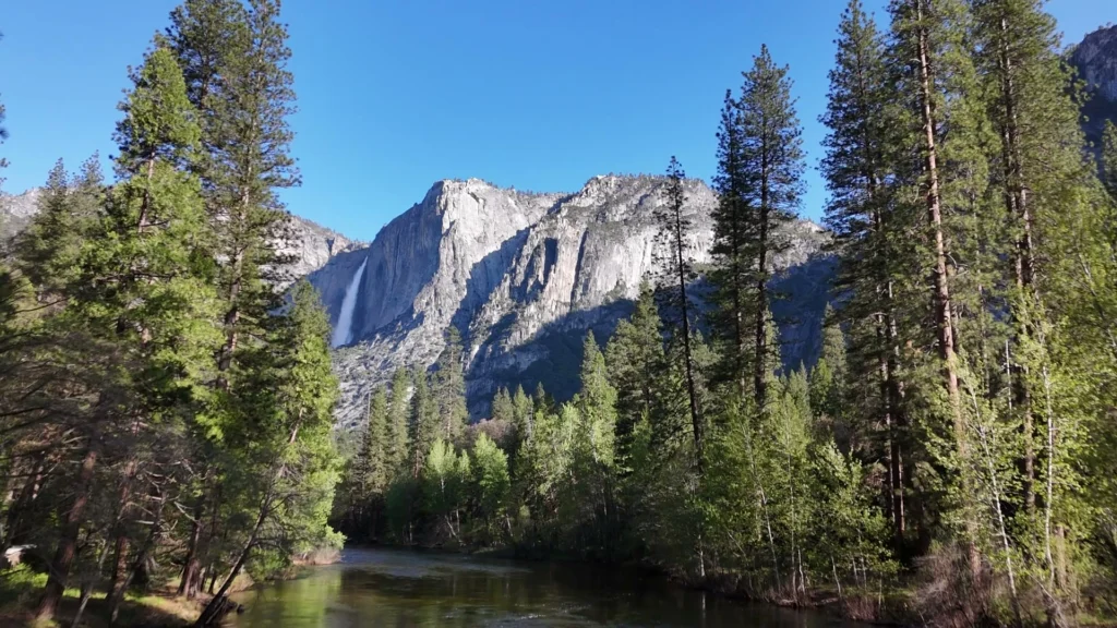 Uitzicht in Yosemite National Park