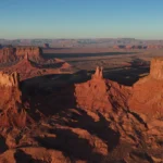 Luchtfoto van Monument Valley